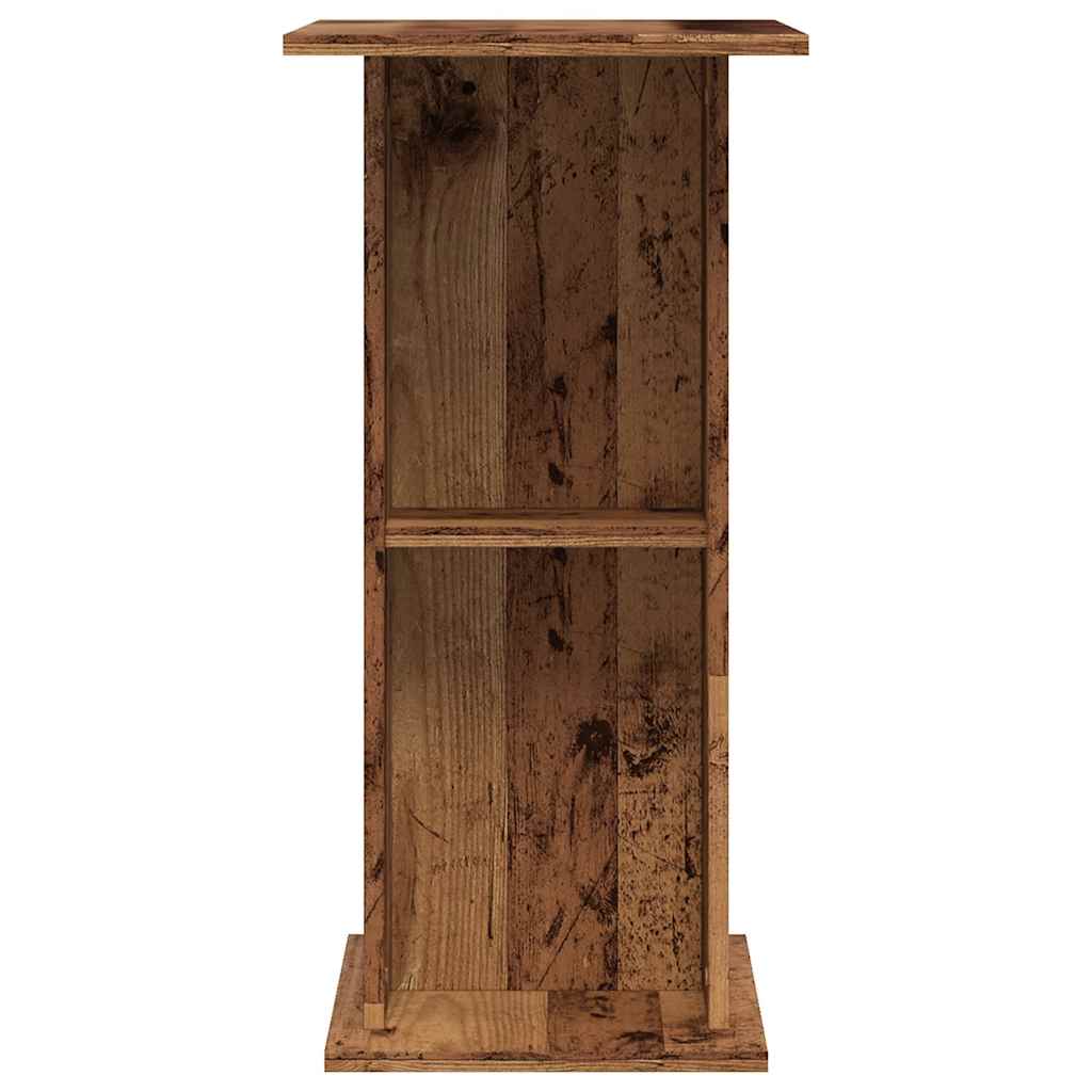 Soporte para acuario madera ingeniería envejecida 36x75x72,5 cm