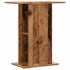 Soporte para acuario madera ingeniería envejecida 36x75x72,5 cm