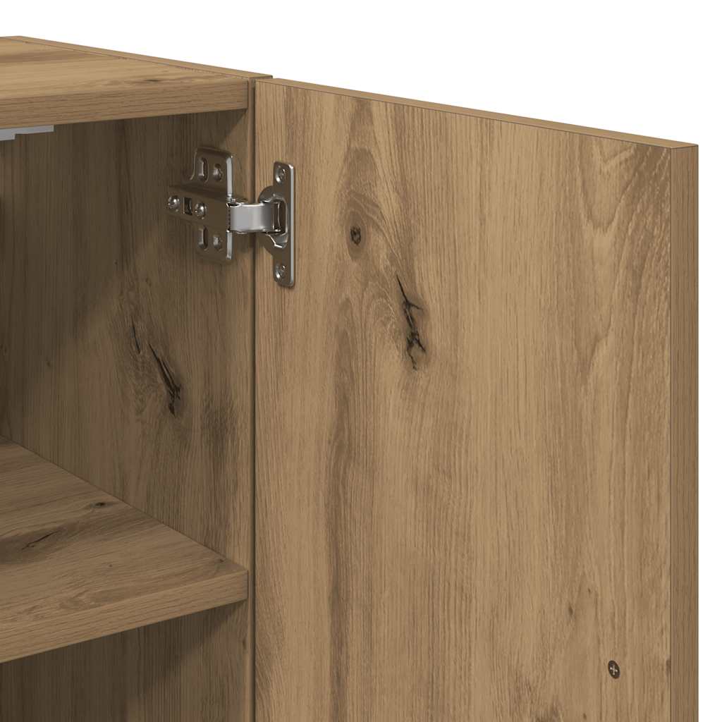 Armario de pared madera de ingeniería roble artisan 60x31x60 cm