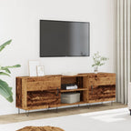 Mueble de TV madera de ingeniería blanco 102x36x50 cm