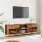 Mueble de TV madera de ingeniería blanco 102x36x50 cm