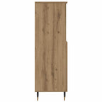 Aparador alto madera ingeniería roble artisian 60x36x110 cm