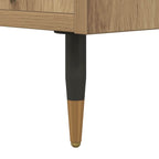Aparador alto madera ingeniería roble artisian 60x36x110 cm