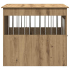 Jaula para perros mueble madera contrachapada roble artesanal