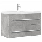 Armario lavabo madera contrachapada roble Sonoma 90x38,5x45 cm