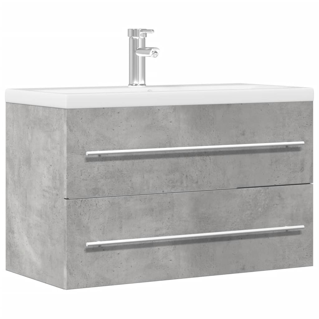 Armario lavabo madera contrachapada roble Sonoma 90x38,5x45 cm