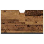 Armario de lavabo baño madera ingeniería envejecida 60x30x60 cm