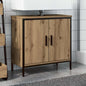 Armario lavabo baño madera ingeniería envejecida 80x30x60 cm