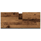 Armario lavabo baño madera ingeniería envejecida 80x30x60 cm