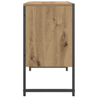 Mueble de lavabo de baño madera roble artisan 60x33x60 cm