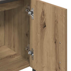 Mueble de lavabo de baño madera roble artisan 60x33x60 cm
