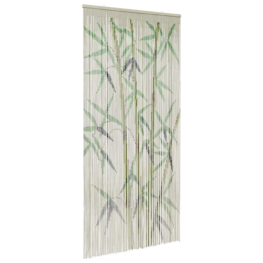 Cortina para puerta insectos estampado de bambú 100x200cm bambú