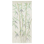 Cortina para puerta insectos estampado de bambú 100x200cm bambú