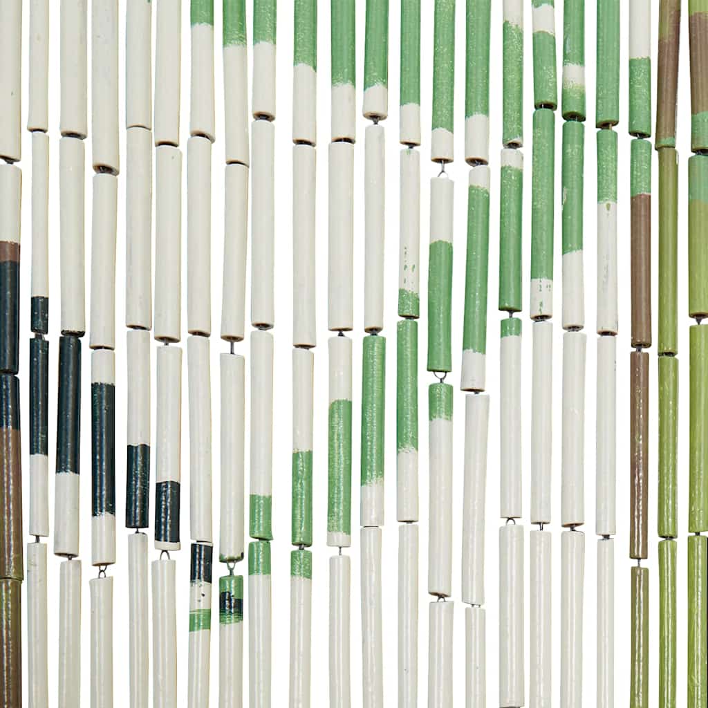 Cortina para puerta insectos estampado de bambú 100x200cm bambú