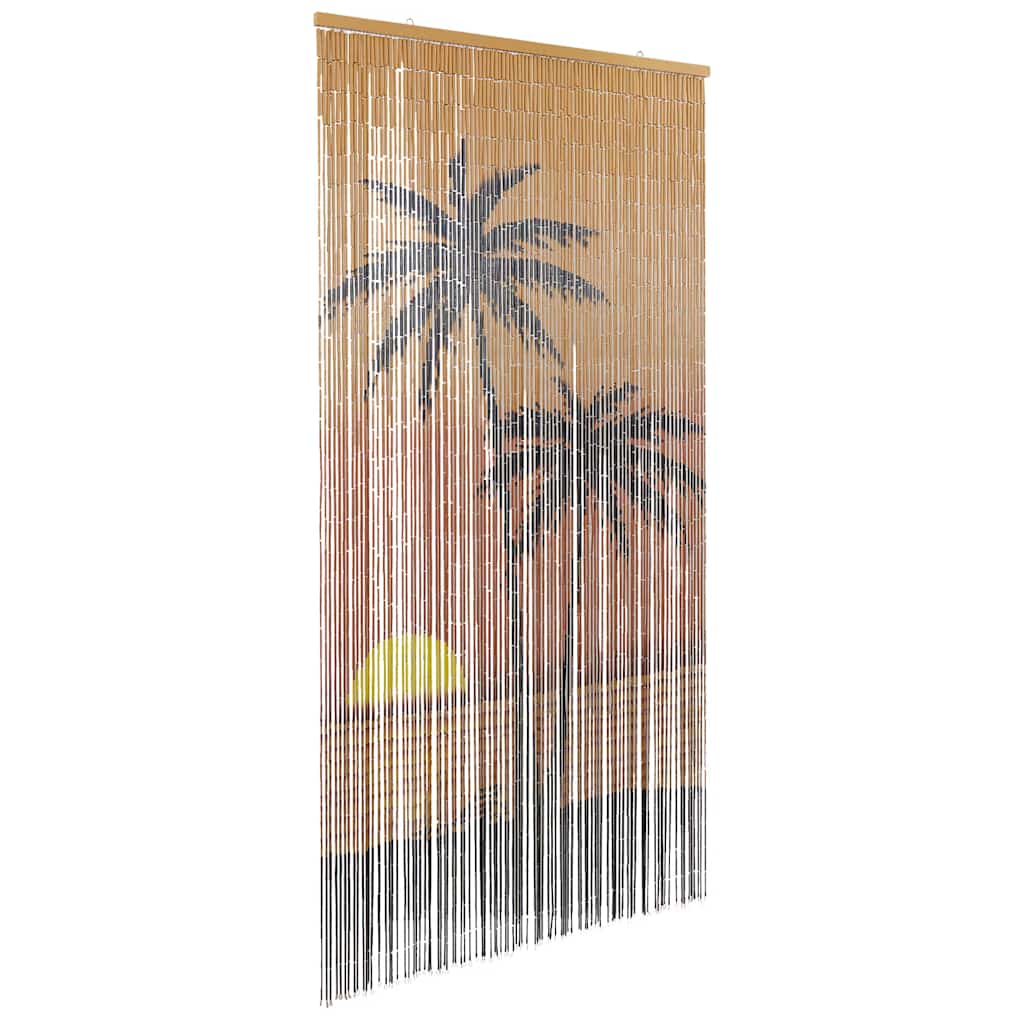 Bamboo print insect door curtain 100x200cm bamboo