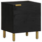 Solid mango wood bedside table 40x35x55 cm