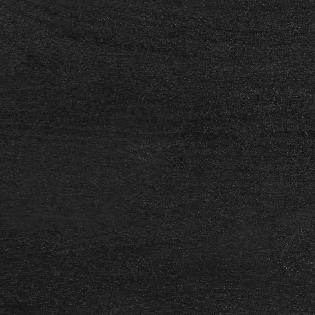 Aparador de madera de ingeniería negro 60x33x75 cm