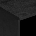 Mueble de TV madera de ingeniería negro 100x33x46 cm