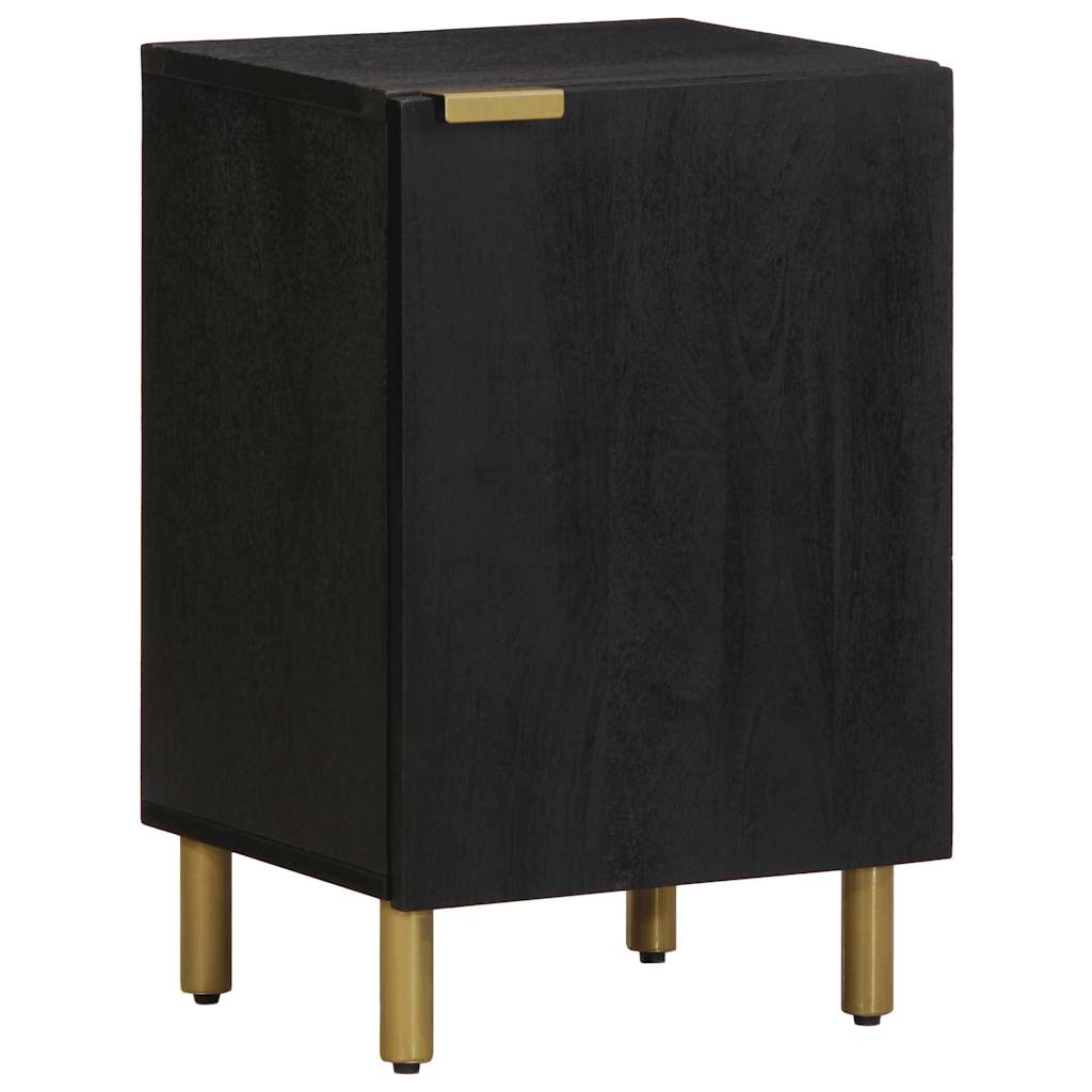 Armario de baño madera y metal roble ahumado 35x37,5x188,5 cm