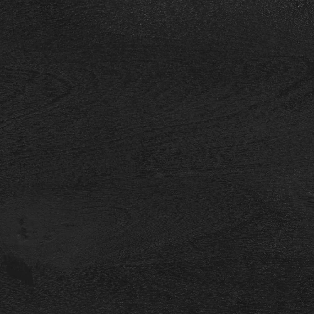 Aparador de madera de ingeniería negro 40x33x75 cm