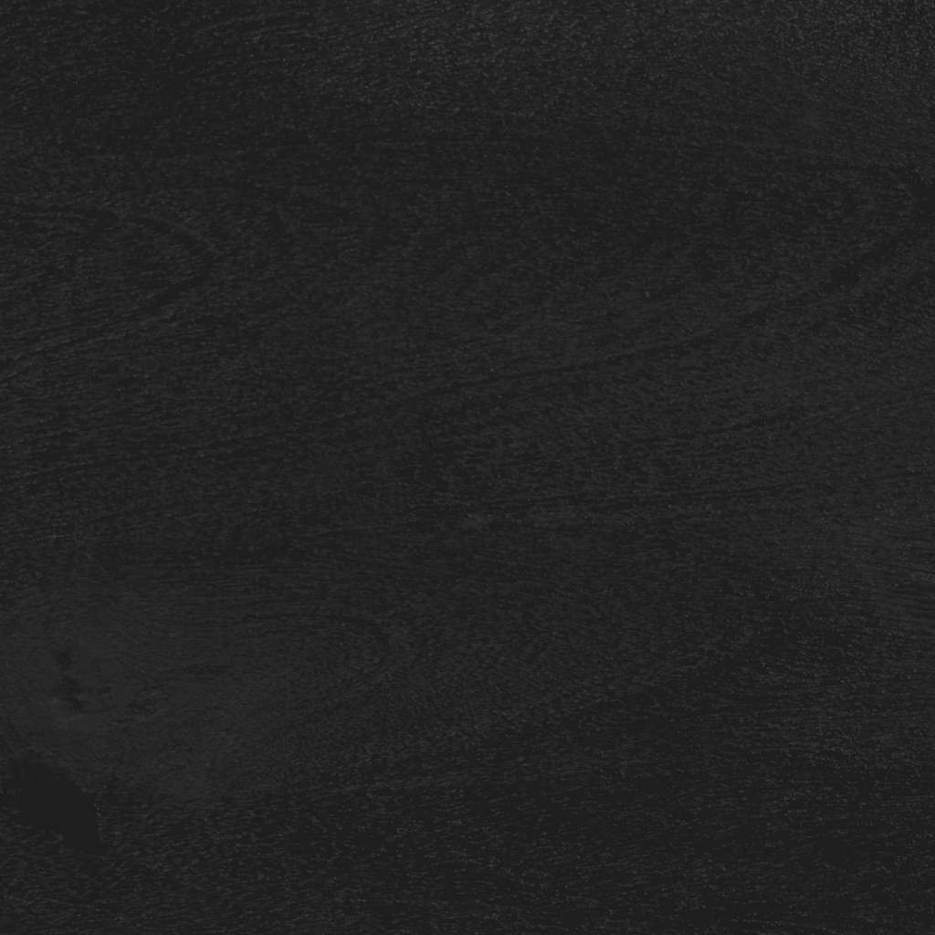 Aparador de madera de ingeniería negro 60x33x75 cm