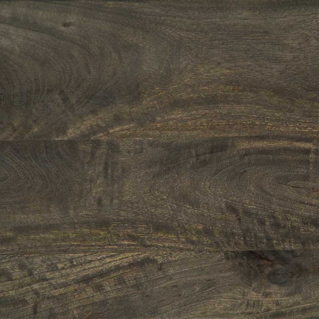 Aparador negro 40x33x75 cm madera maciza mango