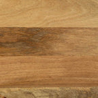 Mesilla de noche marrón 40x33x46 cm madera maciza mango