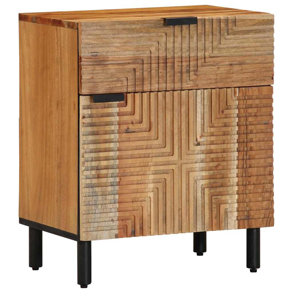 Mueble cama Marrón 50 x 33 x 60 cm Madera de Acacia Sólida
