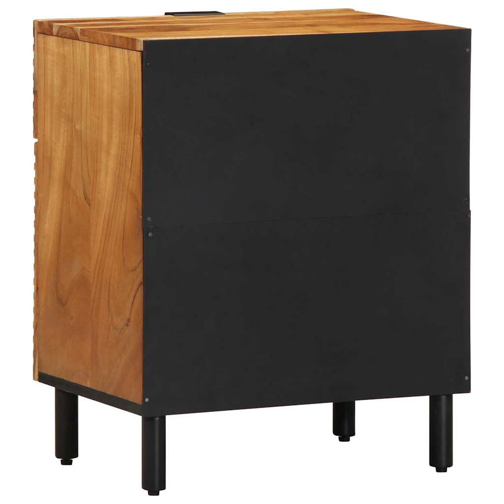 Mueble cama Marrón 50 x 33 x 60 cm Madera de Acacia Sólida