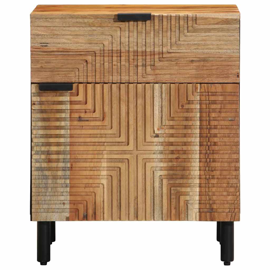 Mueble cama Marrón 50 x 33 x 60 cm Madera de Acacia Sólida