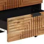 Mueble cama Marrón 50 x 33 x 62 cm Madera de Acacia Sólida