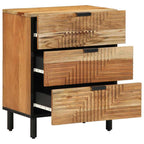 Mueble cama Marrón 50 x 33 x 62 cm Madera de Acacia Sólida