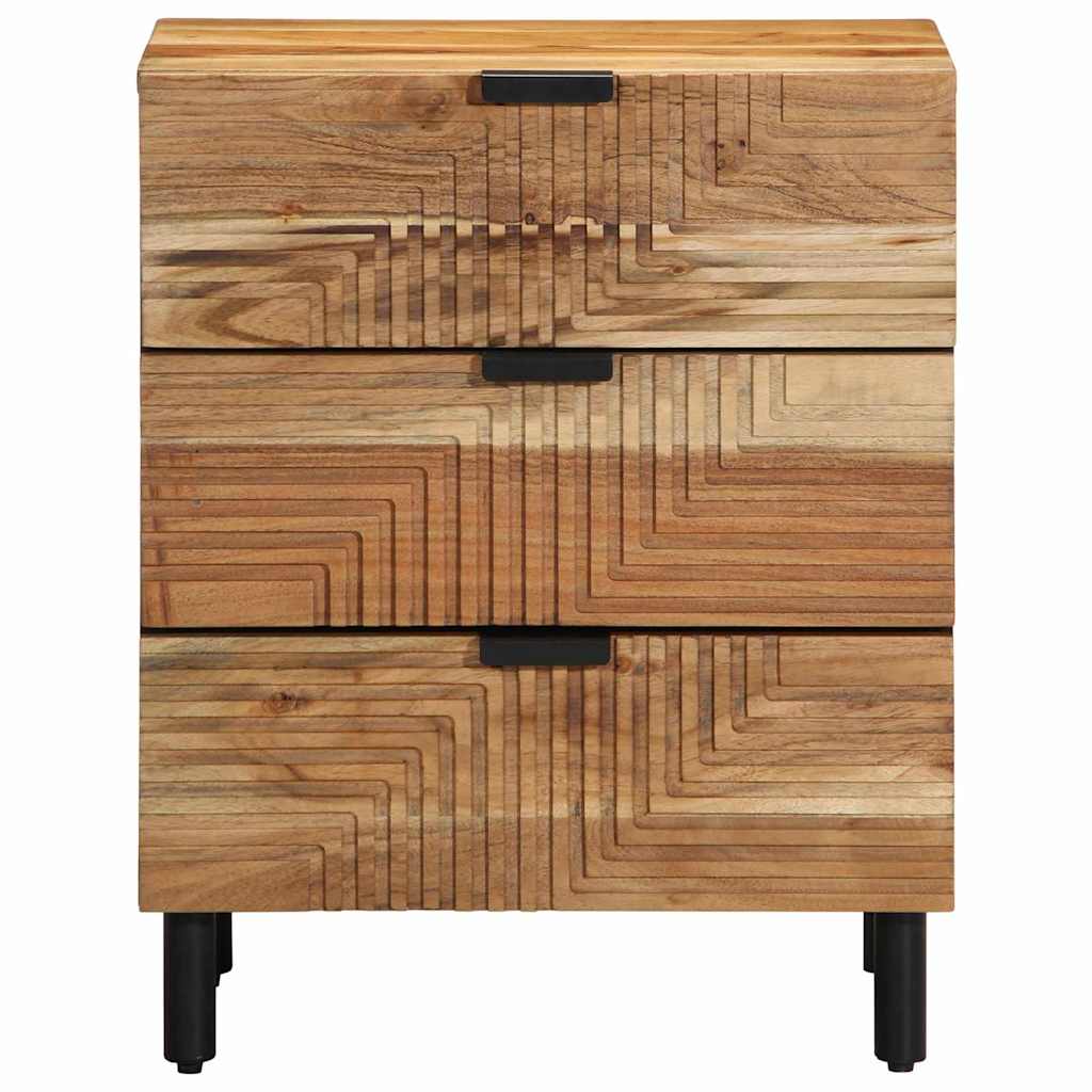 Mueble cama Marrón 50 x 33 x 62 cm Madera de Acacia Sólida