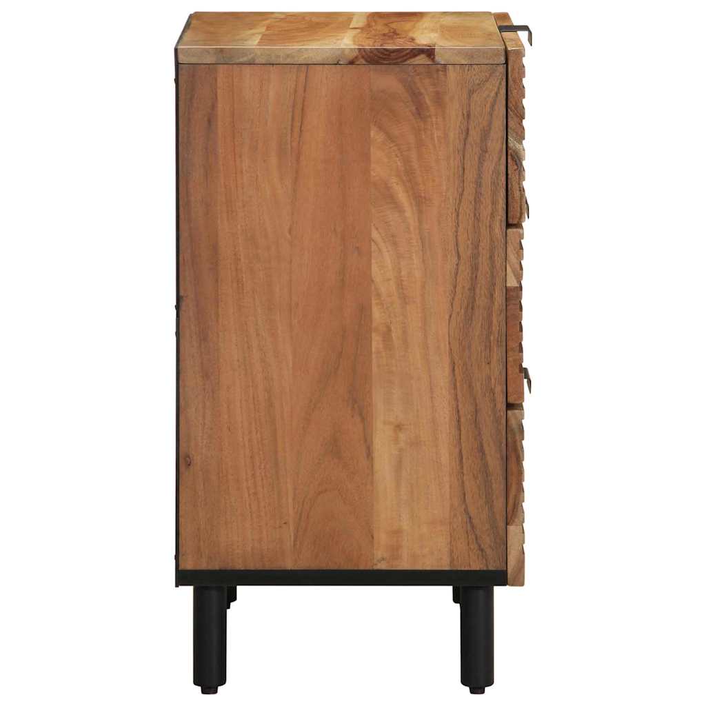 Mueble cama Marrón 50 x 33 x 62 cm Madera de Acacia Sólida