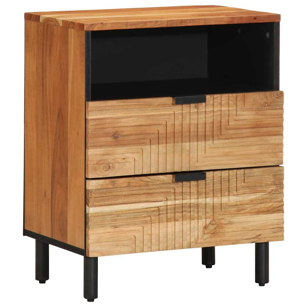 Mueble cama Marrón 50 x 33 x 62 cm Madera de Acacia Sólida