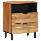 Mueble cama Marrón 50 x 33 x 62 cm Madera de Acacia Sólida