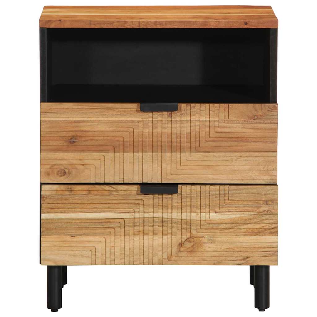 Mueble cama Marrón 50 x 33 x 62 cm Madera de Acacia Sólida