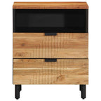 Mueble cama Marrón 50 x 33 x 62 cm Madera de Acacia Sólida