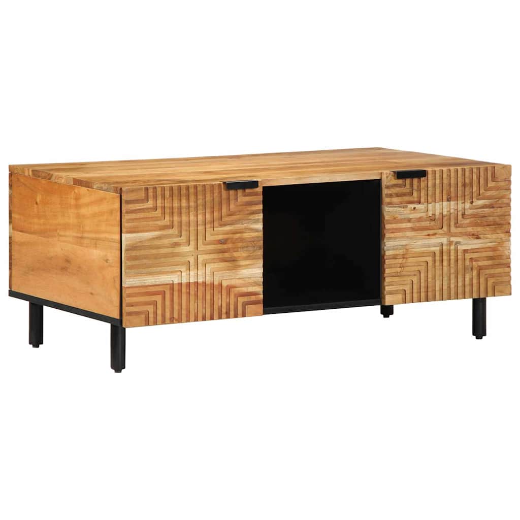 Mesa de centro Marrón 100 x 54 x 40 cm Madera de Acacia Sólida