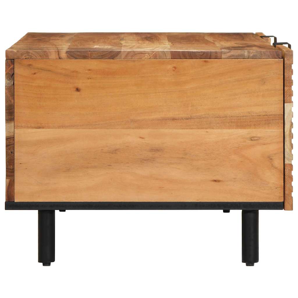 Mesa de centro Marrón 100 x 54 x 40 cm Madera de Acacia Sólida
