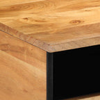 Mesa de centro Marrón 80 x 54 x 40 cm Madera de Acacia Sólida
