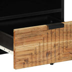 Mesa de centro Marrón 80 x 54 x 40 cm Madera de Acacia Sólida
