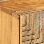 Mueble de TV Marrón 105 x 33,5 x 46 cm Madera de mango maciza