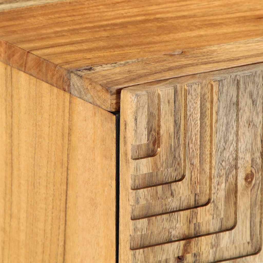 Mueble de TV Marrón 105 x 33,5 x 46 cm Madera de mango maciza