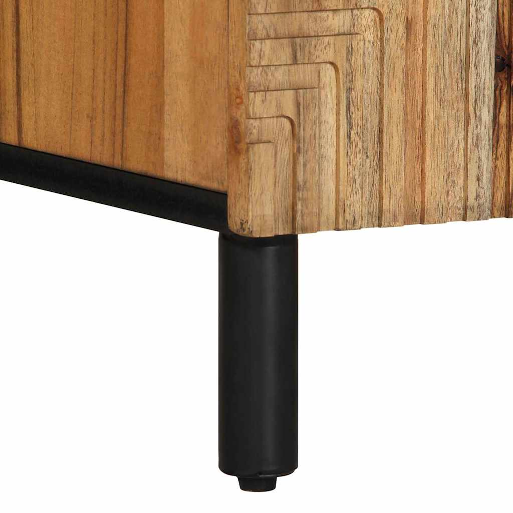 Mueble de TV Marrón 105 x 33,5 x 46 cm Madera de mango maciza