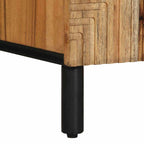 Mueble de TV Marrón 105 x 33,5 x 46 cm Madera de mango maciza