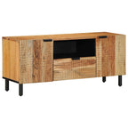 Mueble de TV Marrón 105 x 33,5 x 46 cm Madera de mango maciza