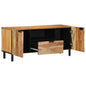 Mueble de TV Marrón 105 x 33,5 x 46 cm Madera de mango maciza