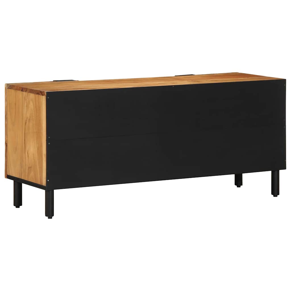 Mueble de TV Marrón 105 x 33,5 x 46 cm Madera de mango maciza