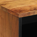 Mueble de TV Marrón 80 x 33 x 46 cm Madera de mango maciza